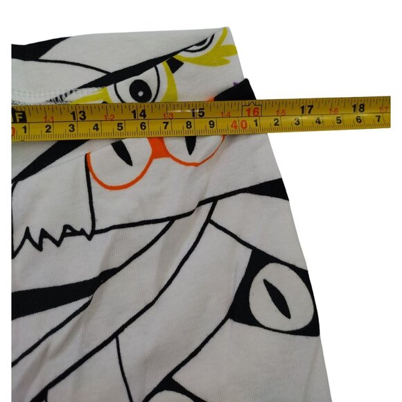 Hyde & Eek! Womens Halloween Mummy Print Pajama Set Cozy Sleepwear, Size L. - Picture 8 of 11